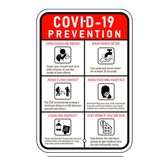 COVID-19 Prevention Sign