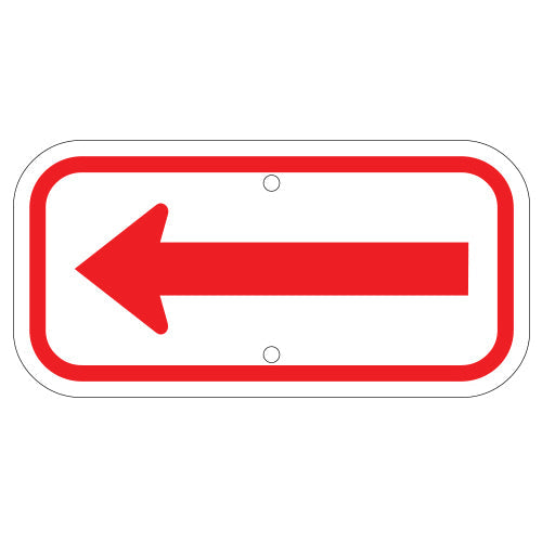 Arrow Sign, Red