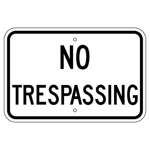 No Trespassing Sign