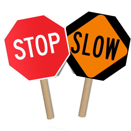 Stop/Slow Paddles