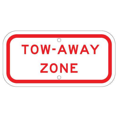 Tow-Away Zone Sign