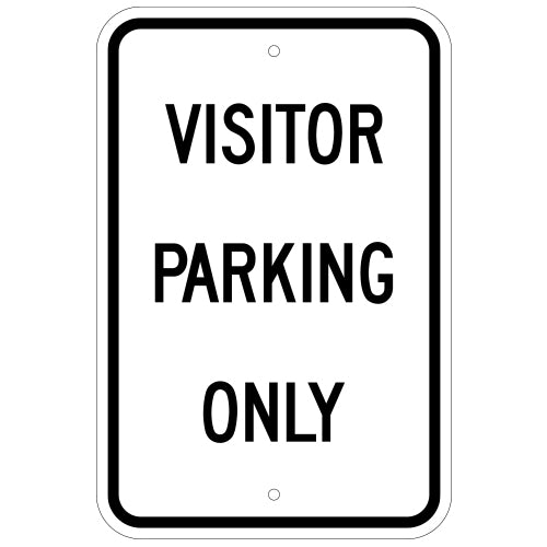 Visitor Parking Only Sign